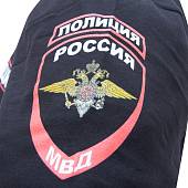 Футболка форменная Полиции ОВД МВД России черная (1208020) - ВОЕНТОРГ ТЫЛОВИК