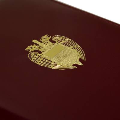 Наклейка металлизированная Герб ФСО 32х23 мм (4420001) - HAKKI.RU