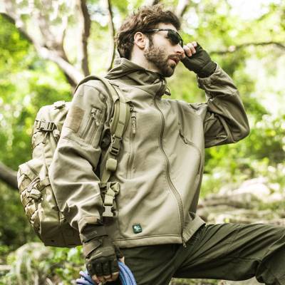 Куртка TAC SoftShell тактическая демисезонная ветровлагозащитная мембрана оливковая (1105103) - HAKKI.RU