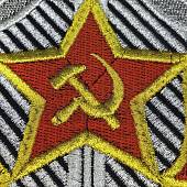 Вымпел с символикой ВЧК КГБ ФСБ средний вышитый 14х20 черный (4503082) - ВОЕНТОРГ ТЫЛОВИК