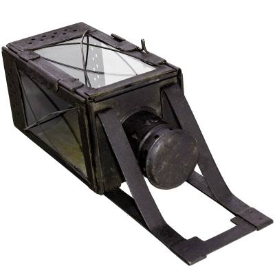 Фонарь свечной железнодорожный 1948 г. черный оригинал (3311828) - HAKKI.RU