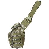 Сумка-органайзер TAC через плечо тактическая MOLLE камуфлированная camo-multi (3310330) - ВОЕНТОРГ ТЫЛОВИК