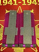 Погоны Красной Армии на гимнастерку времен ВОВ образца 1941-1945 2 просвета малиновый кант (2222003) - ВОЕНТОРГ ТЫЛОВИК