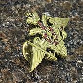 Знак нагрудный Сухопутные войска на пимсе золотистый (2301904) - ВОЕНТОРГ ТЫЛОВИК
