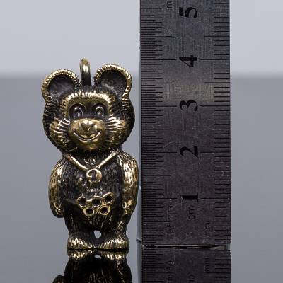 Брелок сувенирный Олимпийский мишка бронзовый (4402520) - HAKKI.RU