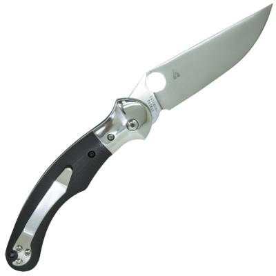 Нож складной Spyderco с клипсой черный (3914060)  - HAKKI.RU
