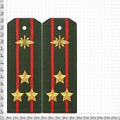 Погоны Войска связи на офисную форму Полковник с эмблемой рип-стоп машинная вышивка пластик (2218008) - ВОЕНТОРГ ТЫЛОВИК