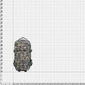 Рюкзак TAC тактический Assault Laser Cut MOLLE 22х46х30 30 л камуфлированный цифра белая (3306035) - ВОЕНТОРГ ТЫЛОВИК
