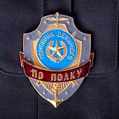 Знак ( жетон ) нагрудный Помощник дежурного по полку (2304027) - ВОЕНТОРГ ТЫЛОВИК