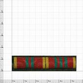 Планка №2 МВД За отличие в военной службе 2 и 3 степени оливковый фон на клипсе (2405116) - ВОЕНТОРГ ТЫЛОВИК