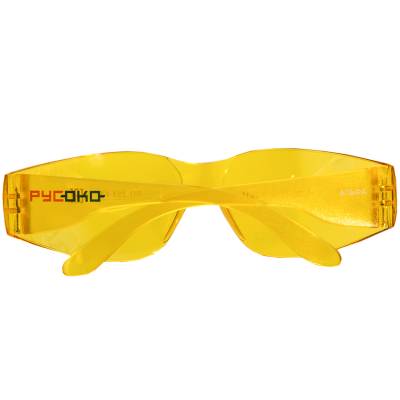 Очки защитные РУСОКО ( RUSOKO ) АЛЬФА КОНТРАСТ открытые янтарные (3208998) - HAKKI.RU
