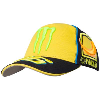 Бейсболка VR46 YAMAHA вышитая черно-желтая (1401901) - HAKKI.RU