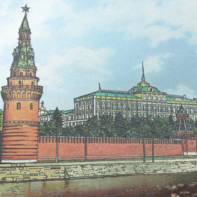 Плакетка ( панно ) Кремлевская набережная / Москва 205х155 (4406984) - HAKKI.RU