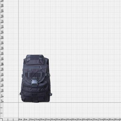Рюкзак TAC тактический Combat MOLLE 30х45х25 38 л черный (3306041) - HAKKI.RU