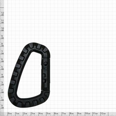 Карабин ( carabiner ) Geoline GPc-PC-1 54742 пластиковый чёрный (3323014) - HAKKI.RU