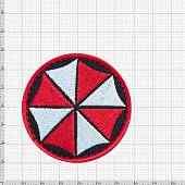Нашивка ( шеврон патч patch ) тактическая UMBRELLA вышитая на липучке D-6 черная (2509039) - ВОЕНТОРГ ТЫЛОВИК