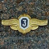 Знак нагрудный Классность рядового состава 3 класс булавка (2301999) - ВОЕНТОРГ ТЫЛОВИК