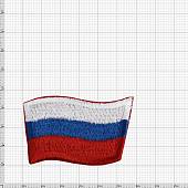 Нашивка ( шеврон ) на рукав Флаг России 6х4 вышитая триколор (2503162) - ВОЕНТОРГ ТЫЛОВИК