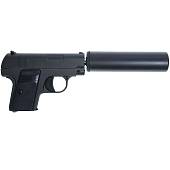 Пистолет GALAXY пневматический страйкбольный Colt 25 mini с глушителем магазин 7 шт калибр 6 мм (3219029) - ВОЕНТОРГ ТЫЛОВИК