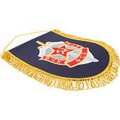 Вымпел с символикой ВЧК КГБ ФСБ большой вышитый 25х32 темно-синий (4504998) - ВОЕНТОРГ ТЫЛОВИК