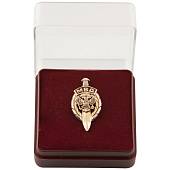 Знак фрачный МВД ( орел ) России ( меч ) 27 мм на пимсе золотистый (2302014) - ВОЕНТОРГ ТЫЛОВИК