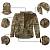 Куртка TAC SoftShell тактическая демисезонная ветровлагозащитная мембрана camo-multi (1105946) - HAKKI