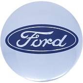 Наклейки на диски литые с логотипом автомобиля ФОРД ( FORD ) D-56 мм серебристые (12050019) - ВОЕНТОРГ ТЫЛОВИК