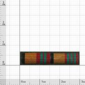 Планка №1 МО За отличие в военной службе 3 степени оливковый фон на заколке (2405052) - ВОЕНТОРГ ТЫЛОВИК