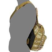 Сумка-органайзер TAC через плечо тактическая MOLLE камуфлированная camo-multi (3310993) - ВОЕНТОРГ ТЫЛОВИК