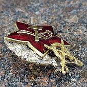 Знак нагрудный РККА красного командира кавалерии закрутка (2305090) - ВОЕНТОРГ ТЫЛОВИК