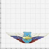 Знак должностной Начальника ведущего научно-исследовательскую деятельность ВКС закрутка (2309056) - ВОЕНТОРГ ТЫЛОВИК