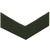 Знак - годичка ( нашивка шеврон ) нарукавный за выслугу лет ( по годам службы ) 1 год полевой вышитый на липучке (2508051) - ВОЕНТОРГ ТЫЛОВИК
