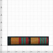 Планка №2 МО За отличие в военной службе 2 и 3 степени синий фон на клипсе (2405071) - ВОЕНТОРГ ТЫЛОВИК