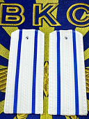 Погоны ВКС / ВВС парадные на рубашку 2 просвета галун пластик (2202090) - ВОЕНТОРГ ТЫЛОВИК