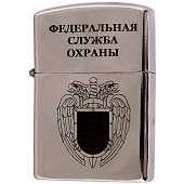 Зажигалка c гравировкой ФСО России бензиновая серебристая (4403015) - ВОЕНТОРГ ТЫЛОВИК