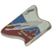 Значок ( знак ) олимпийский Ванкувер / Vancouwer 2010 команда России Санный спорт / Luge коллекционный на пимсе (2308047) - ВОЕНТОРГ ТЫЛОВИК