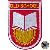 Нашивка ( шеврон патч patch ) тактическая OLD SCHOOL вышитая на липучке 6,7х9,5 красная (2509215) - ВОЕНТОРГ ТЫЛОВИК