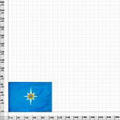 Флаг МЧС ( Министерство чрезвычайных ситуаций ) России ведомственный 70х105 (4702977) - ВОЕНТОРГ ТЫЛОВИК