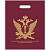 Пакет подарочный с символикой ФСИН РФ 40х50 бордовый (4304013) - HAKKI