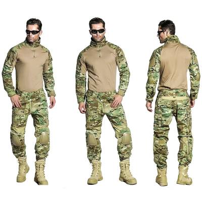 Рубашка TAC тактическая боевая мужская камуфлированная camo-multi (1124016) - HAKKI.RU