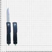 Нож складной MICROTECH автоматический выкидной Combat Troodon 00556 S/E в чехле черный (3913060) - ВОЕНТОРГ ТЫЛОВИК