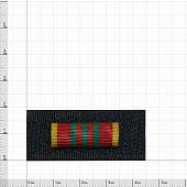 Планка №1 МВД За отличие в военной службе 3 степени на липучке синяя (2405079) - ВОЕНТОРГ ТЫЛОВИК