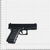 Пистолет GALAXY пневматический страйкбольный Glock 23 магазин 11 шт калибр 6 мм (3219039) - ВОЕНТОРГ ТЫЛОВИК