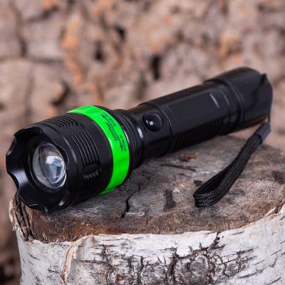 Фонарь LED карманный светодиодный zoom черный (3311997) - HAKKI.RU
