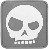 Нашивка ( шеврон патч patch ) тактическая Skull / Череп 3D PVC ( пластизоль ) на липучке 7,5х7,5 серая (2504205) - ВОЕНТОРГ ТЫЛОВИК