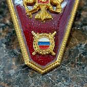 Знак нагрудный ( ромб ) МВД РФ Об окончании Среднего военного училища закрутка (2301014) - ВОЕНТОРГ ТЫЛОВИК