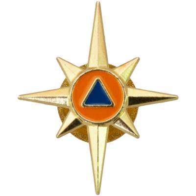 Знак нагрудный Эмблема МЧС России закрутка (2301286) - HAKKI.RU