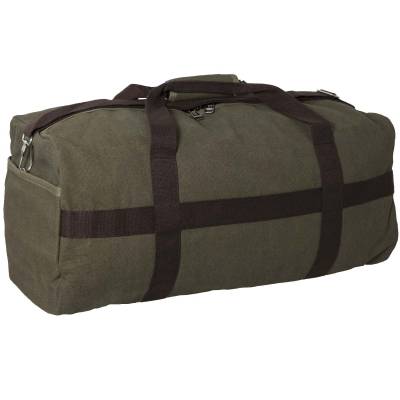 Сумка - рюкзак брезентовая 60х27х25 40 л оливковая (3310064) - HAKKI.RU