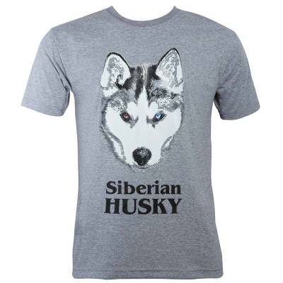 Футболка Siberian HUSKY серая (1208142) - HAKKI.RU