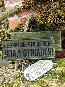 Нашивка ( шеврон патч patch ) тактическая НЕ ЗНАЕШЬ, ЧТО ДЕЛАТЬ? УПАЛ ОТЖАЛСЯ! вышитая на липучке 8,5х3,5 олива (2509909) - ВОЕНТОРГ ТЫЛОВИК
